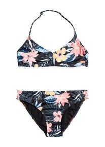 Roxy Kinder Triangel-Bikini "Flowers Addict", bunt, Gr. 10, 82% Polyester, 18% Elasthan, Bikini-Sets