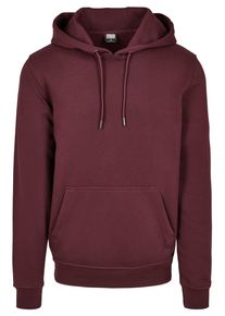 Urban Classics Herren Sweatshirt "Urban Classics Herren Basic Sweat Hoody", rot, Gr. XS, unifarben, 63% Baumwolle, 37% Polyester, Sweatshirts