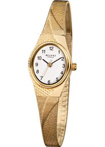 Regent Uhren REGENT Damen Quarzuhr, gold, Armbanduhren, Armbanduhr, Damenuhr, Mineralglas