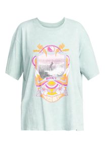 Roxy Damen Oversize-Shirt "Girl Need Love A", blau, Gr. M, 100% gekämmte Baumwolle, Shirts