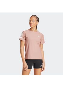Damen Laufshirt "OTR B TEE", rosa, sportlich, Gr. XL, adidas Performance, Obermaterial: 86% Polyester, 14% Elasthan, Shirts