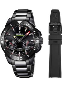Festina Herren Chronograph "Chrono Bike Connected - Special Edition", schwarz, Armbanduhren, Armbanduhr, Quarzuhr, Herrenuhr, Stoppfunktion,