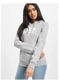 DEF Damen Kapuzenpullover "DEF Damen Lumos Hoody", grau, casual, Gr. L, mehrfarbig, 70% Baumwolle, 30% Polyester, Pullover