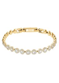 Swarovski Damen Tennisarmband "ANGELIC M, 5505469", M, Metall, gold, Metall, Armbänder, mit Swarovski Kristall