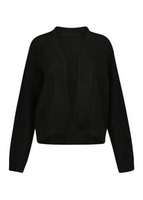 Blue Seven Damen Strickjacke "Blue Seven Strickjacke", schwarz, Basic, Gr. 38, 60% Polyester, 15% Polyamid, 15% Polyacryl, 7% Wolle, 3% Elasthan,