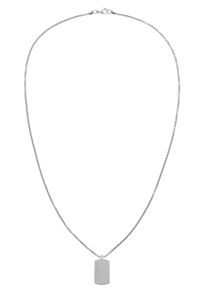 Tommy Hilfiger Herren Kette mit Anhänger "Schmuck Edelstahl Halsschmuck Venezianerkette", Edelstahl, L: 61cm B: 2,4mm, silber, Edelstahl, B:2,4mm,