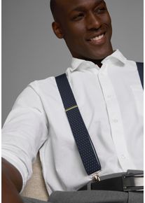 MAN'S WORLD MAN'S WORLD Herren Hosenträger, blau, festlich,elegant,sportlich, gepunktet, gemustert, Obermaterial: 82% Polyester, 18% Elasthan, Hosenträger, in