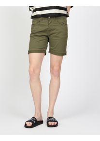 Gang Damen Boyfriend-Hose "Gang Hosen Shorts 94NICA SHORTS", grün, Gr. 28, 97% Baumwolle, 3% Elasthan, Hosen