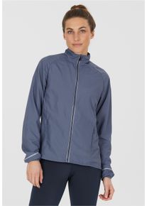 Endurance Damen Laufjacke "Shela", blau, sportlich, Gr. 40, unifarben, 100% Polyester, Jacken, mit hoher Atmungsaktivität