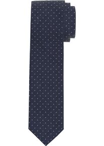 OLYMP Damen Krawatte "Seidenkrawatte", blau, klassisch, Minimalmuster, Seide, Krawatten