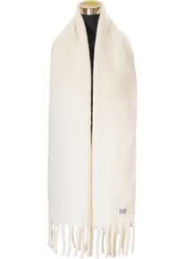 Chillouts Damen XXL-Schal "Govinda Scarf", weiß, klassisch,modisch, unifarben, Kunstfaser, Modetücher, mit eleganten Fransen