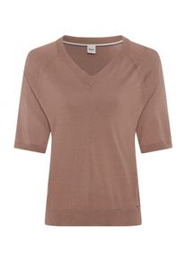 Brax Damen Strickpullover "Style LESLEY", grau, Gr. 42, 86% Viskose, 14% Polyester, Pullover