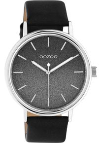 Oozoo Damen Quarzuhr "C10939", schwarz, Armbanduhren, Armbanduhr, Damenuhr, Lederarmband