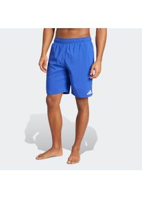 Herren Badeshorts "ESS SH 8IN", blau, sportlich, Gr. S, adidas Performance, Obermaterial: 100% Polyester, Badehosen
