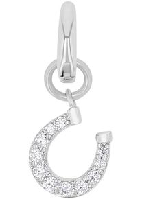 Amor Damen Charm-Einhänger "Hufeisen, 2039970", bunt, Silber 925 (Sterlingsilber), Charms, mit Zirkonia (synth.)