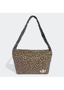 Sporttasche "LEO L BAG", adidas originalsbronze strata, schwarz, Obermaterial: 100% Baumwolle, Taschen, Leoprint Shopper