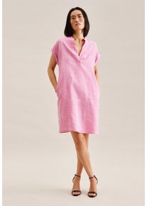 Seidensticker Damen Sommerkleid "Schwarze Rose", rosa, Gr. 36, meliert, 100% Leinen, Kleider, Ohne Arm Kragen Garnfärber