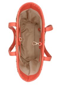Valentino Handbags VALENTINO BAGS Damen Shopper "SHOPPING SAMUELA"natur, coral, Polyurethan, Taschen, Henkeltasche, Schultertasche, Handtasche Damen
