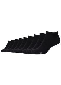 Skechers Damen Sneakersocken "casual", Gr. 35, schwarz, Baumwollmischung, unifarben, Socken, mit weichem Bund