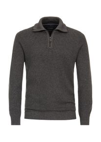 Casamoda Herren Troyer "Casamoda Troyer uni", grau, Gr. XL, 100% Baumwolle, Pullover
