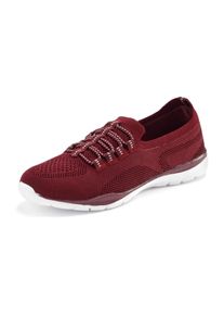 Lascana Damen Sneaker "Slipper, Halbschuh, leichtes Meshmaterial", Gr. 35, rot, Obermaterial: 100% Textilmaterial. Futter: 100% Textilmaterial.