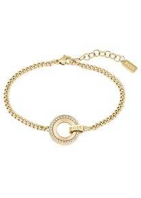 BOSS Damen Armkette "IONA, 1580504, 1580509", Edelstahl, gold, Edelstahl, Armbänder, mit Glasstein