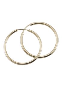 Firetti Damen Paar Creolen "Schmuck Geschenk Gold 333 Basic", Gelbgold 333, gold, Gelbgold 333, Ohrringe