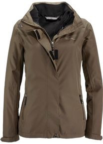 LPO Damen Outdoorjacke "BEAUMONT II NEW WOMEN", braun, sportlich, Gr. 44, 100% Polyester, Jacken, auch in Großen Größen erhältlich