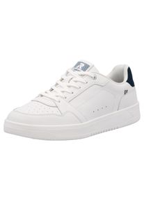 RIEKER SPORT Herren Sneaker "Swing2GO", Gr. 43, bunt, Leder, kontrastfarbene Details, casual, Schuhe, Schnürschuh, Freizeitsneaker, Halbschuh mit