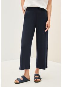 Cecil Damen Jerseyhose "Style Neele", blau, casual, Gr. M, Jersey, Obermaterial: 95% Viskose, 5% Elasthan, Hosen