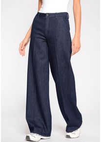 Gang Damen Weite Jeans "94CINZIA PALAZZO", blau, casual, Gr. 29, Denim/Jeans, Obermaterial: 100% Baumwolle, Jeans