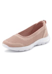 Lascana Damen Sneaker Ballerinas, Gr. 35, rosa, Obermaterial: 100% Textilmaterial. Futter: 100% Textilmaterial. Decksohle: 100% Textilmaterial.