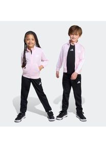 Kinder Trainingsanzug "LK 3S TR TS 205", pink, sportlich, Gr. 128, adidas Sportswear, Obermaterial: 100% Polyester, Sportanzüge