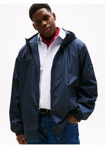 Tommy Hilfiger Big & Tall Herren Outdoorjacke "BT-RWB HOODED JACKET-B", blau, casual, Gr. XXL, TOMMY HILFIGER BIG & TALL, unifarben, Web, Obermaterial: 100% Polyester, Jacken,