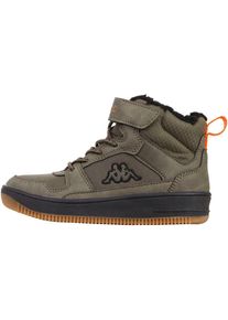 Kappa Damen Winterboots, Gr. 32, grün, Synthetik, Textil, sportlich, Schuhe, Snowboots, Winterstiefel, Winterschuhe, gefüttert