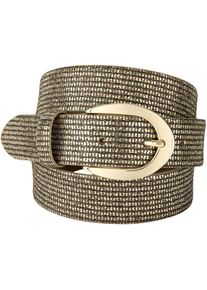 Bernd Götz BERND GÖTZ Damen Ledergürtel, gold, modisch, Gr. 80, glänzend, unifarben, Obermaterial: 100% Rindsleder, Gürtel, mit Glanzeffekt