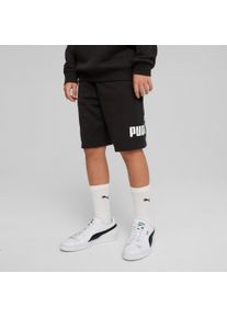 Puma Kinder Trainingsshorts "ESS NO. 1 LOGO SHORTS TR B", schwarz, sportlich, Gr. 164, bedruckt, Sweatware, Obermaterial: 68% Baumwolle, 32%