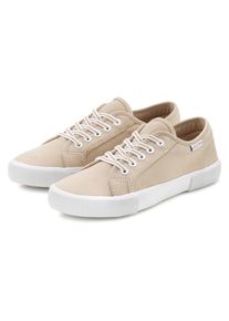 Lascana Damen Sneaker "Sneaker, Schnürhalbschuh, Freizeitschuh", Gr. 36, beige, Obermaterial: 100% Textilmaterial. Futter: 100% Textilmaterial.