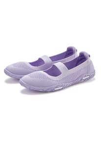 Lascana Damen Sneaker Ballerinas, Gr. 39, lila, Obermaterial: 100% Textilmaterial. Futter: 100% Textilmaterial. Decksohle: 100% Textilmaterial.