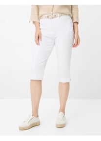 Damen 5-Pocket-Jeans "Style CAREN CAPRI", weiß, Gr. 48, RAPHAELA BY Brax, 78% Baumwolle, 18% Polyester, 4% Elasthan, Jeans