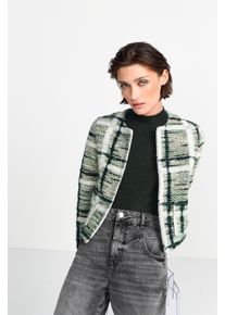 RICHROYAL Damen Bouclèjacke, grün, casual, Gr. XL, Web, Obermaterial: 48% Polyacryl, 38% Polyester, 8% Polyamid, 6% Wolle, Jacken