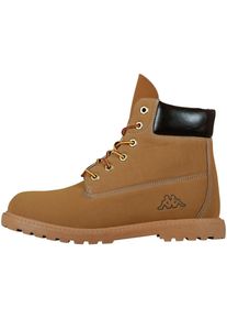 Kappa Damen Schnürboots, Gr. 37, gelb, Synthetik, sportlich, Schuhe, Winterstiefel, Schnürstiefel, Winterschuhe