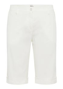 Brax Damen Bermudas "Style MIA B", weiß, Gr. 42, 72% Lyocell, 18% Baumwolle, 8% Elastomultiester, 2% Elasthan, Hosen