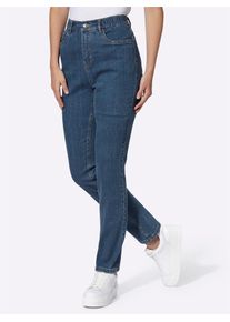 Inspirationen Damen Bequeme Jeans, blau, Gr. 19, unifarben, 99% Baumwolle, 1% Elasthan, Jeans