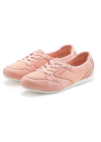 Lascana Damen Sneaker "Freizeitschuh, Halbschuh", Gr. 41, orange, Obermaterial: 70% Textilmaterial, 30% Lederimitat. Futter: 100% Textilmaterial.