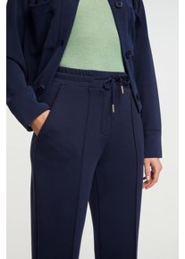 RICHROYAL Damen Jerseyhose, blau, feminin, Gr. S, Web, Obermaterial: 51% Modal, 43% Polyester, 6% Elasthan, Hosen, mit Bändchen im Bündchen