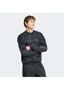 Herren Sweatshirt "M Z.N.E. CRW", schwarz, sportlich, Gr. XL, adidas Sportswear, Obermaterial: 57% Polyester, 43% Baumwolle, Sweatshirts
