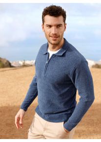 Catamaran Herren Polokragenpullover "Pullover", blau, Gr. 48, unifarben, 100% Polyester, Pullover