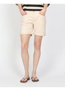 Gang Damen Boyfriend-Hose "Gang Hosen Shorts 94NICA SHORTS", beige, Gr. 30, 97% Baumwolle, 3% Elasthan, Hosen
