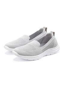 Lascana Damen Slipper, Gr. 39, grau, Obermaterial: 100% Textilmaterial. Futter: 100% Textilmaterial. Decksohle: 100% Textilmaterial. Laufsohle: 100%